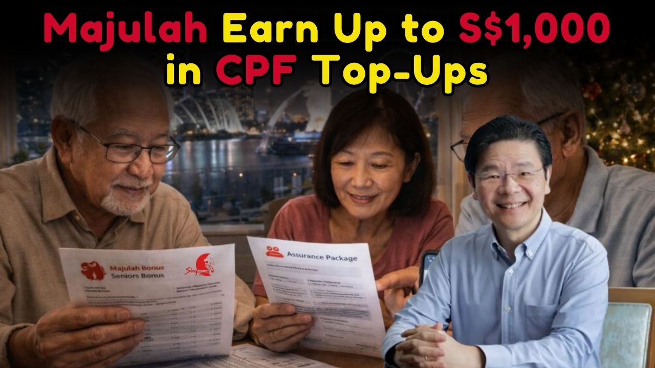 Majulah Earn and Save Bonus 2026 Singaporeans Aged 51 and Above Can Receive Up to S$1,000 in CPF Top-Ups