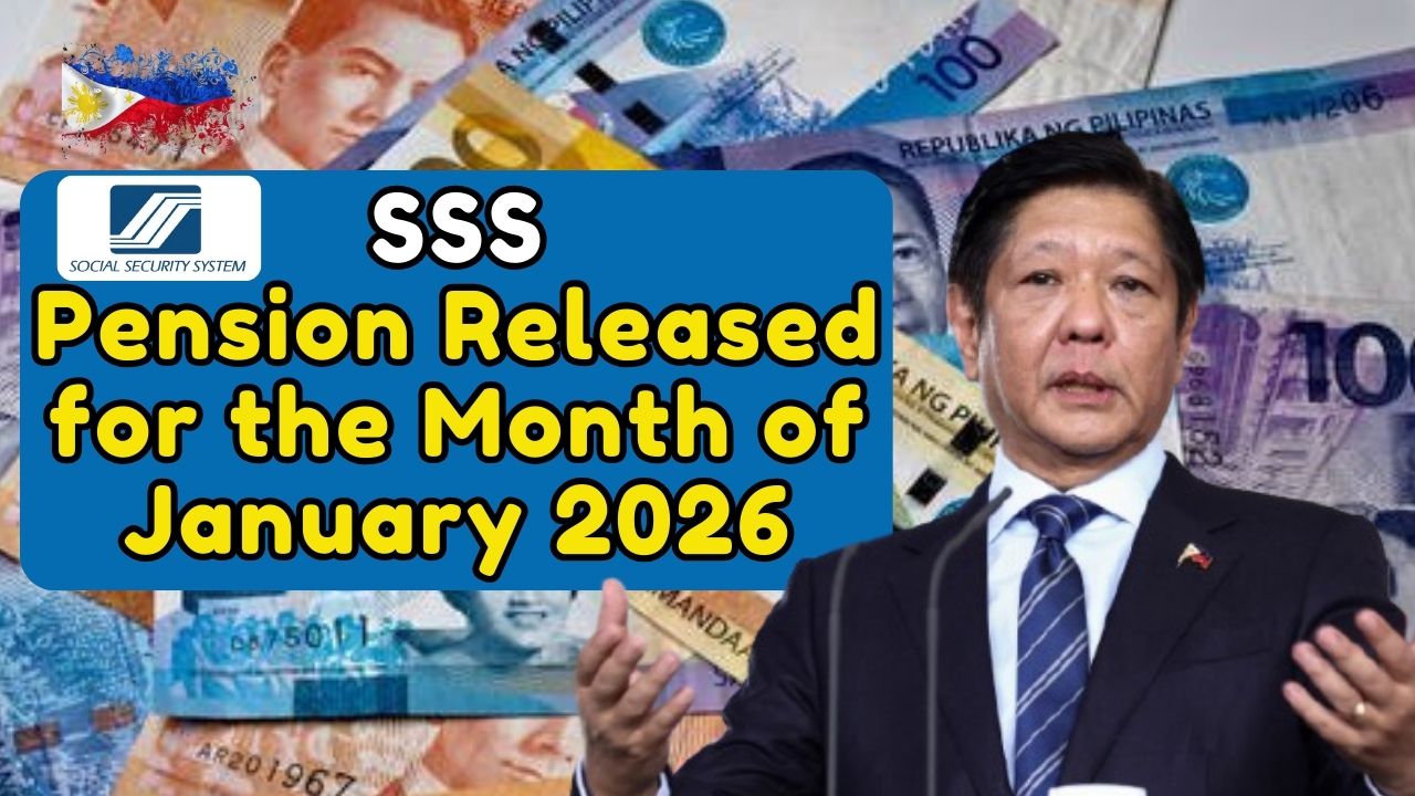 SSS Pension Released for the Month of January 2026 Complete Schedule, Eligibility and Payment Guidelines