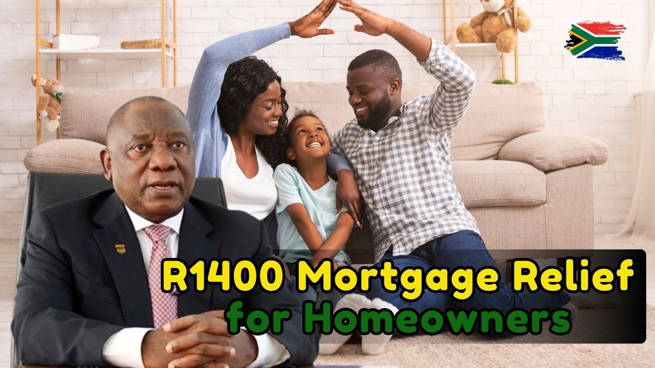 South Africa Launches R1400 Mortgage Relief for Homeowners Starting December 2025