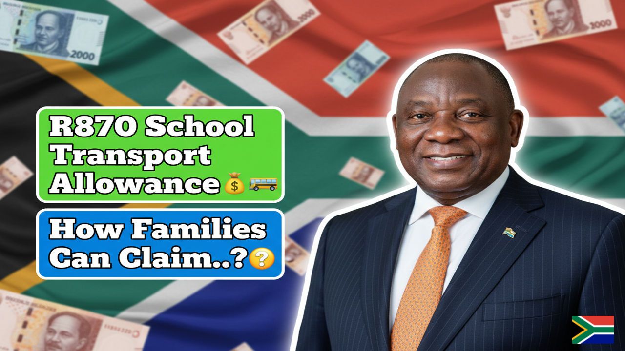 South Africa 2025 School Transport Allowance: How Families Can Claim the R870 Monthly Benefit