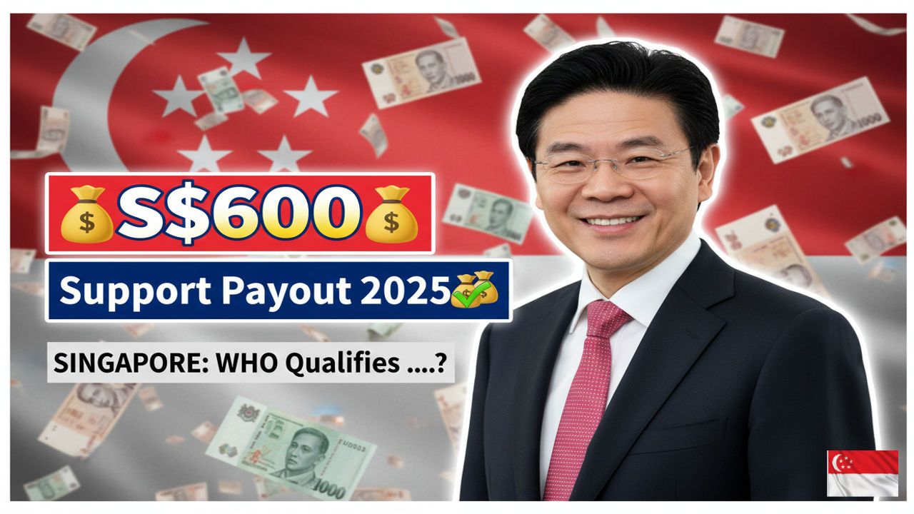 Singapore S$600 Support Payout 2025: Who Qualifies and How to Claim, What Singaporeans Need to Know Before December